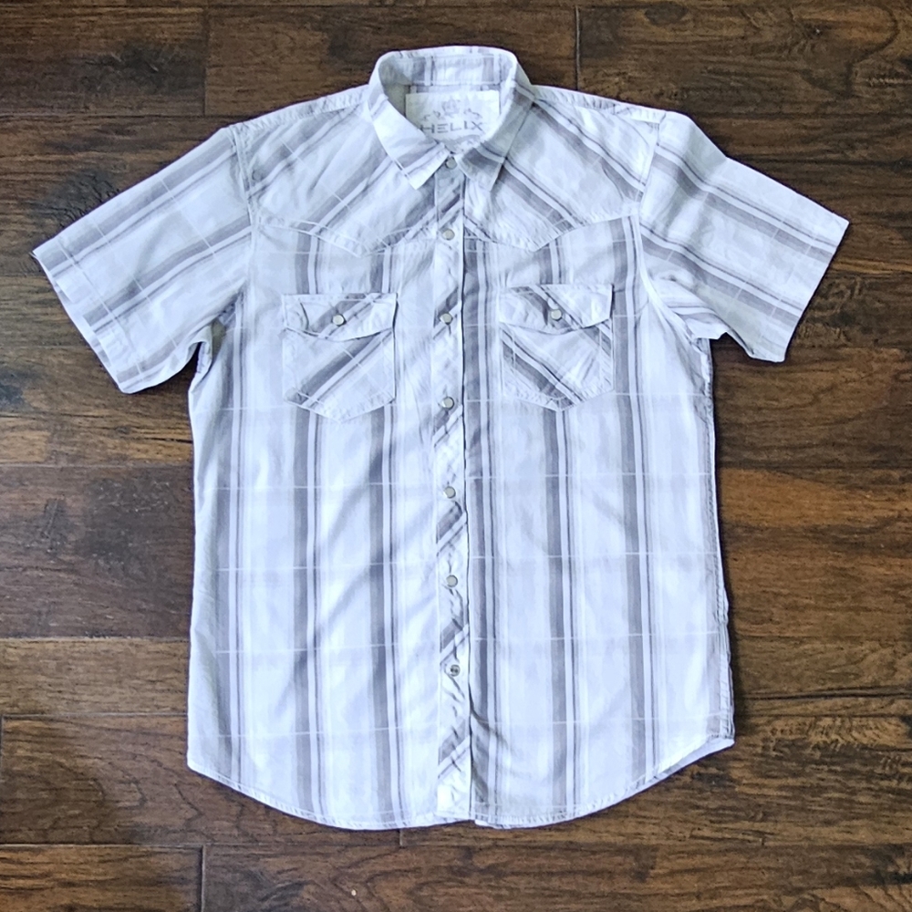 Helix Short Sleeve Western Shirt Large